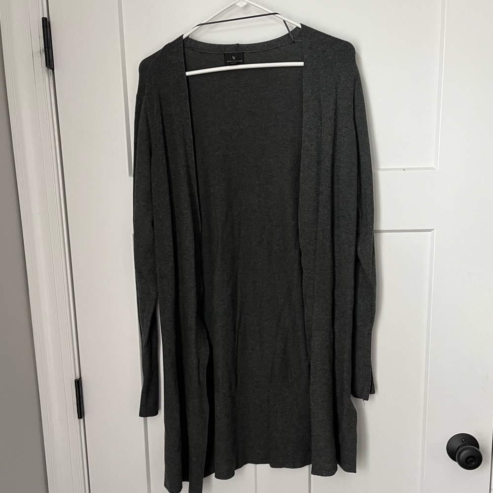 Dark Gray Cardigan Sweater - Like New